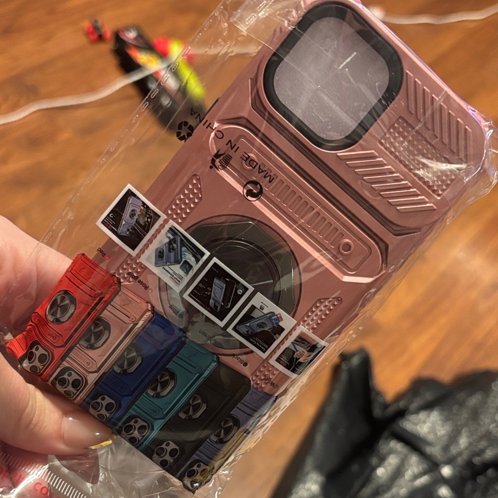 Pink phone case